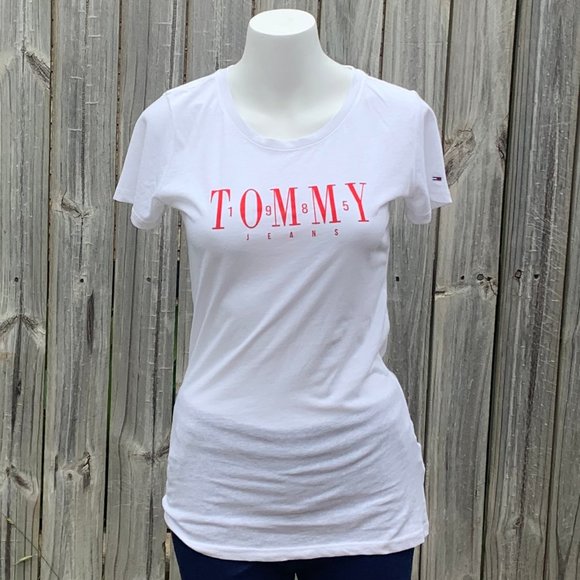 tommy jeans letter jeans